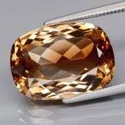 Captivating 12.13ct Peach Champagne Topaz