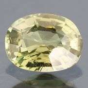 Glittering .99ct wheat blonde Sapphire