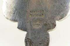 Sterling Silver Georg Jensen Konge Acorn Serving Spoon