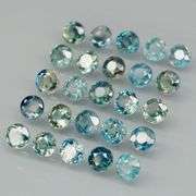 Heated only! 4.12ct blue green Sapphire set
