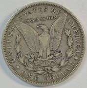 Sharp & attractive 1891-CC Morgan Silver Dollar. Key date