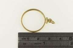 14K Yellow Gold 1/4 Oz American Eagle $10 Coin Holder Charm/Pendant