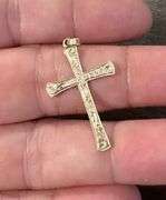Engraved Cross Pendant