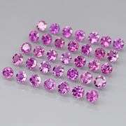 STOP! L@@K! 5.13 carats of violet pink Garnets
