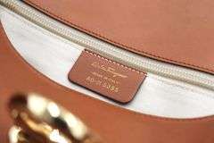 Ferragamo Gancini Logo Buckle Smooth Grained