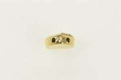 14K Yellow Gold Scroll Heart Victorian Slide Bracelet Charm/Pendant