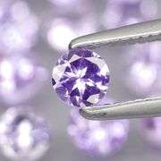 Heavy flashing 3.05ct diamond cut Tanzanite set