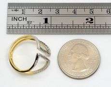 Stylish 14k White Gold Ring