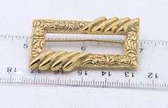 Gold Plated Bangle and Brooch
