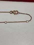 BRAND NEW 14K ROSE GOLD AND DIAMOND NECKLACE