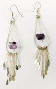 2 Pairs of Vintage Dangly Silver Earrings