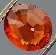 Fiery 2.89ct top red orange Spessartite Garnet