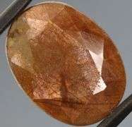 UNTREATED! Shimmering 16.74ct earth toned faceted Sapphire