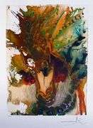 Pencil Numbered Salvador Dali, Bucephale