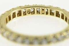 10K Yellow Gold Round Cubic Zirconia Wedding Band Classic Ring