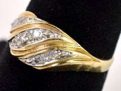Darling Diamond Dome Top Ring in 14K Yellow Gold