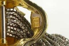 Sterling Silver Two Tone Lion Chain Fringe CZ Tassel Collar Necklace