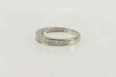 14K White Gold 0.75 Ct Princess Cut Diamond Wedding Band Ring
