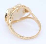 Fantastic Yellow Gold Mabe Pearl Ring