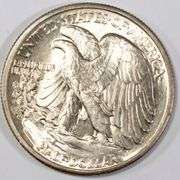 Frosty White BU 1939 Walking Liberty Half