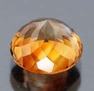 Premium 8.13ct calico colored Imperial Topaz solitaire