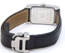 Baume & Mercier Hampton Quartz 20mm Black Leather Strap Watch