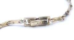 Vintage 925 Sterling Silver Lapis Necklace