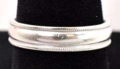 Sterling Silver Men's Band Ring