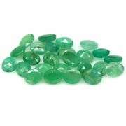 Bright emerald green 8.28ct 25pc emerald set