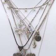 Big Group Lot of Vintage 925 Sterling Silver Necklaces