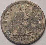 1854-O Seated Liberty Quarter