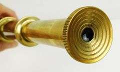 Vintage Spy Glass/Telescope with Wood Box