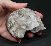 Dual faced 1,710ct Quartz Skull Carving