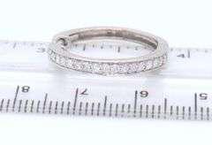 Gorgeous White Gold Diamond Hoop Earrings