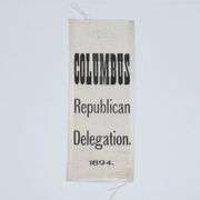 1894 Columbus Republican Delegation Ribbon