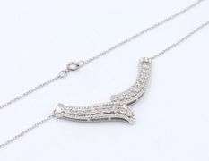 Group Lot of 2 Vintage 925 Sterling Silver Necklaces