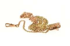 Victorian Ornate Scrollwork Chain Watch Fob