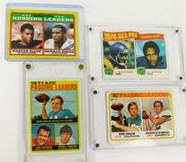 4 Topps Leader and All Pro Football Cards