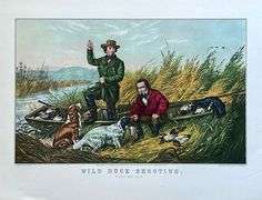 Collectible Vintage Artwork Depicting America in the Mid-Nineteenth Century
