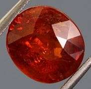 Fiery 2.89ct top red orange Spessartite Garnet