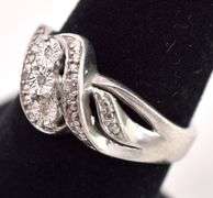 Sterling Silver Diamond Ring