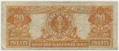 Scarce and attractive 1906 Series Large Size $20 Gold Certificate