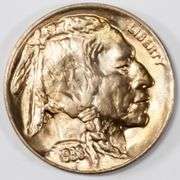 BU 1938 D Buffalo Nickel From a Part Original Roll