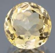 Glittering 6.53ct unheated Citrine solitaire