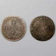 1690 William IV &1711 Queen Anne Shillings