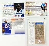 4 NFL 1990's Rookie Football Cards