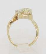 Three Stone Diamond Ring in a Free Form Design