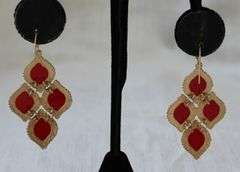Sexy Burgundy Color Fashion Earrings