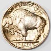 BU 1938 D Buffalo Nickel From a Part Original Roll