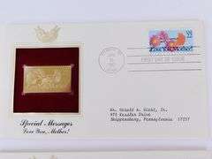 6 - 1987 1st Day Issue Covers/22KT Gold Stamps